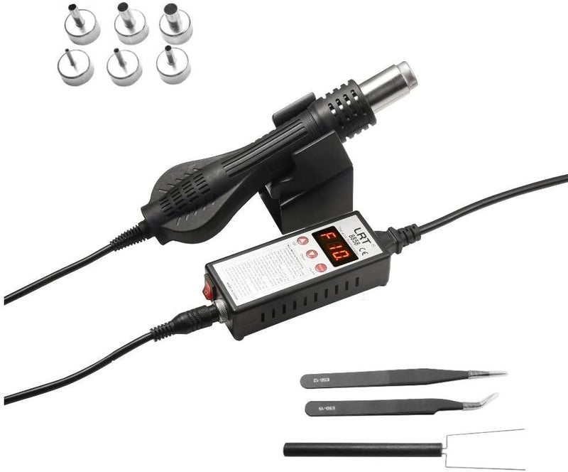 LRTO 8858 Micro Hot Air Station SMD Rework Desoldering Digital Heat Gun - Image 1